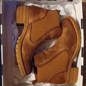 Not Rated Tan Boots Size 6